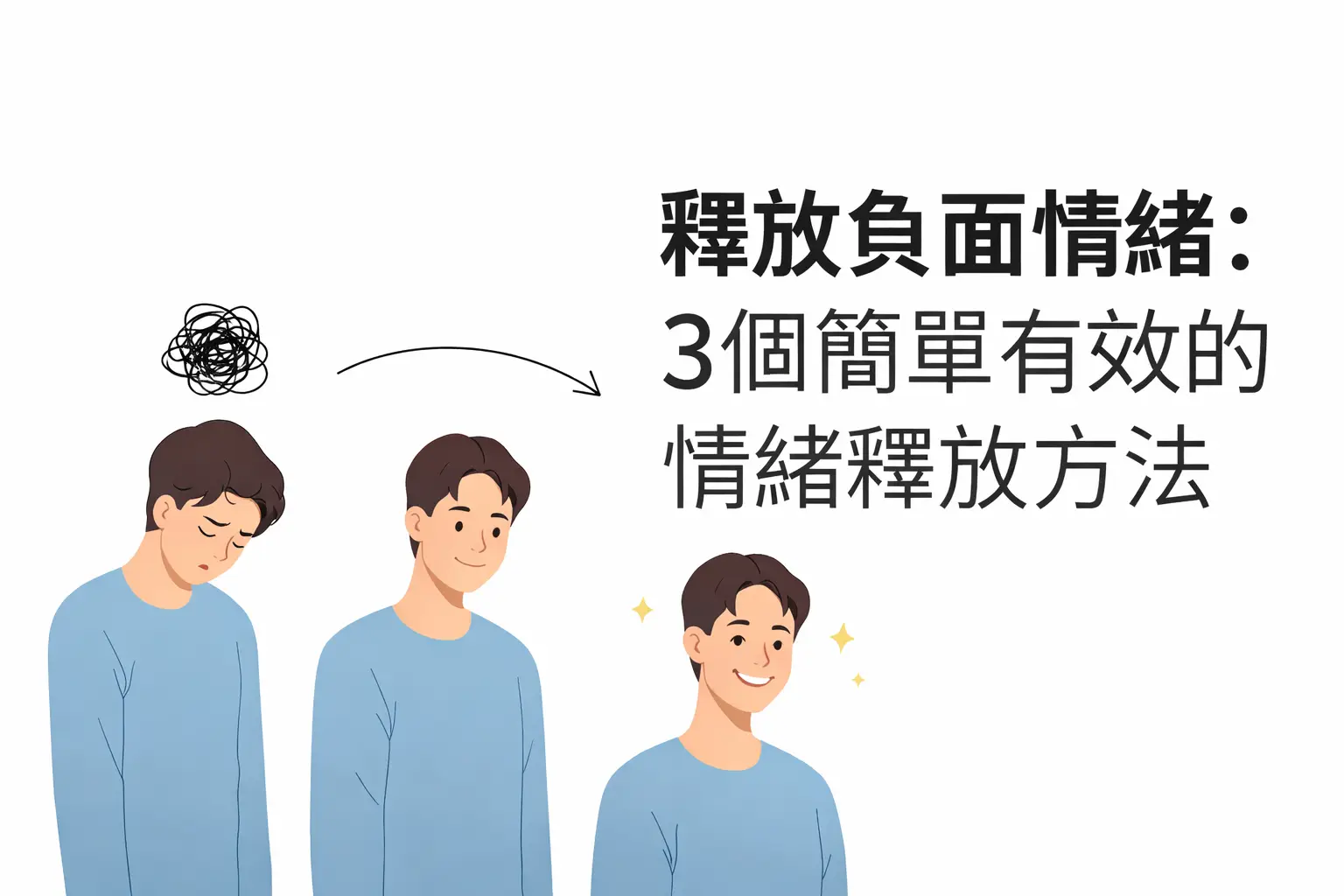 釋放負面情緒:3個簡單有效的情緒釋放方法